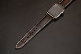 BROWN CROCODILE BELLY LEATHER STRAP