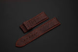 BROWN OSTRICH LEATHER STRAP