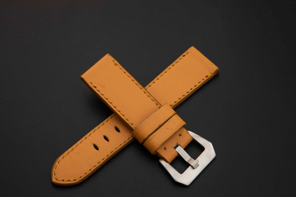 YELLOW CALF LEATHER STRAP