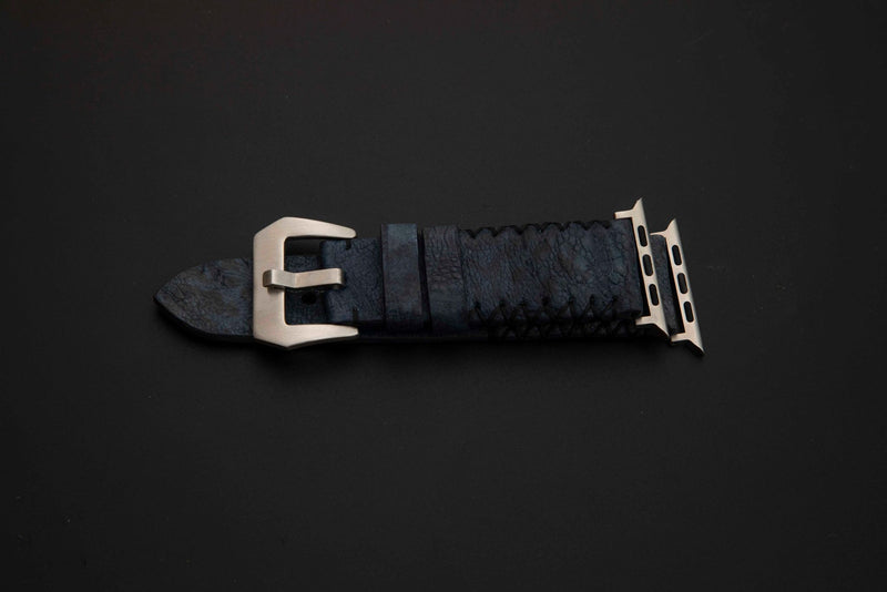 BLUE TOAD LEATHER STRAP