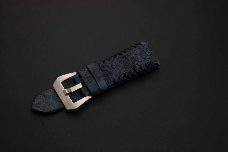 BLUE TOAD LEATHER STRAP