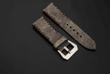 GREY TOAD LEATHER STRAP