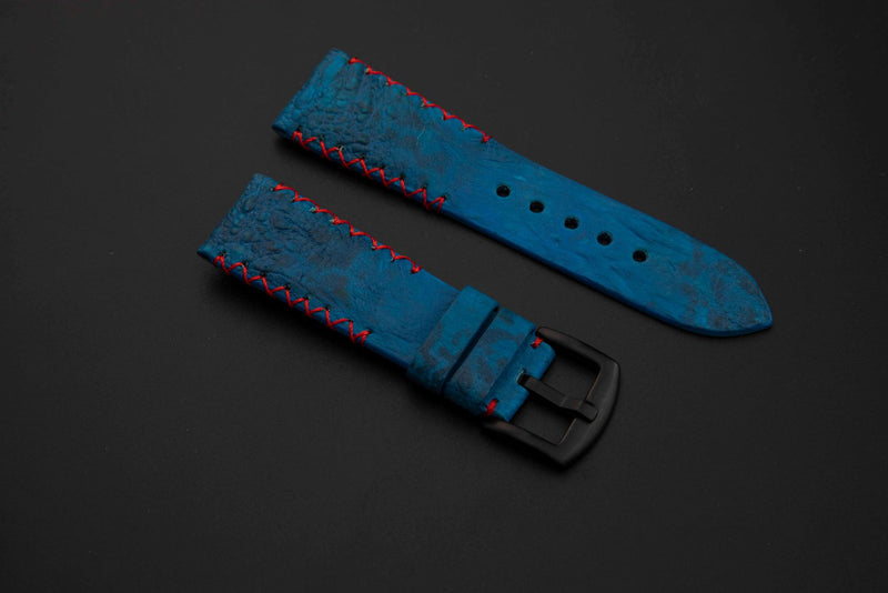 BLUE TOAD LEATHER STRAP