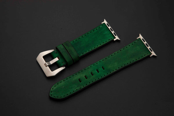GREEN CALF LEATHER STRAP
