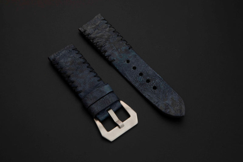 BLUE TOAD LEATHER STRAP