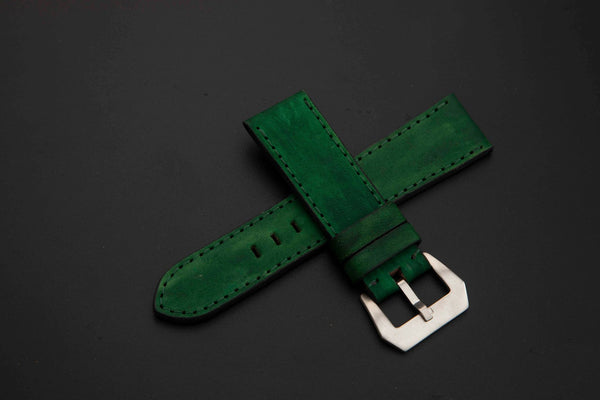 GREEN CALF LEATHER STRAP