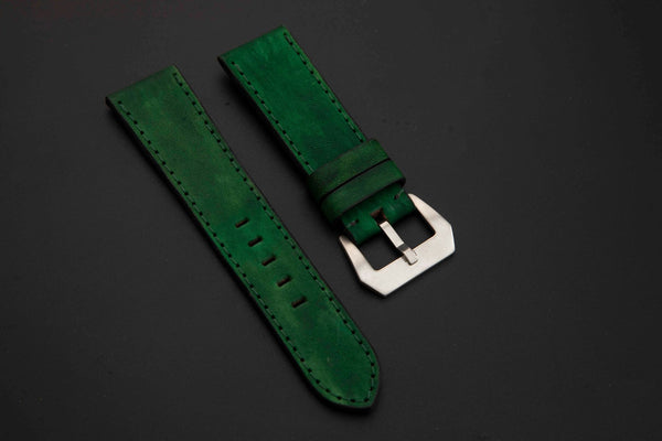GREEN CALF LEATHER STRAP