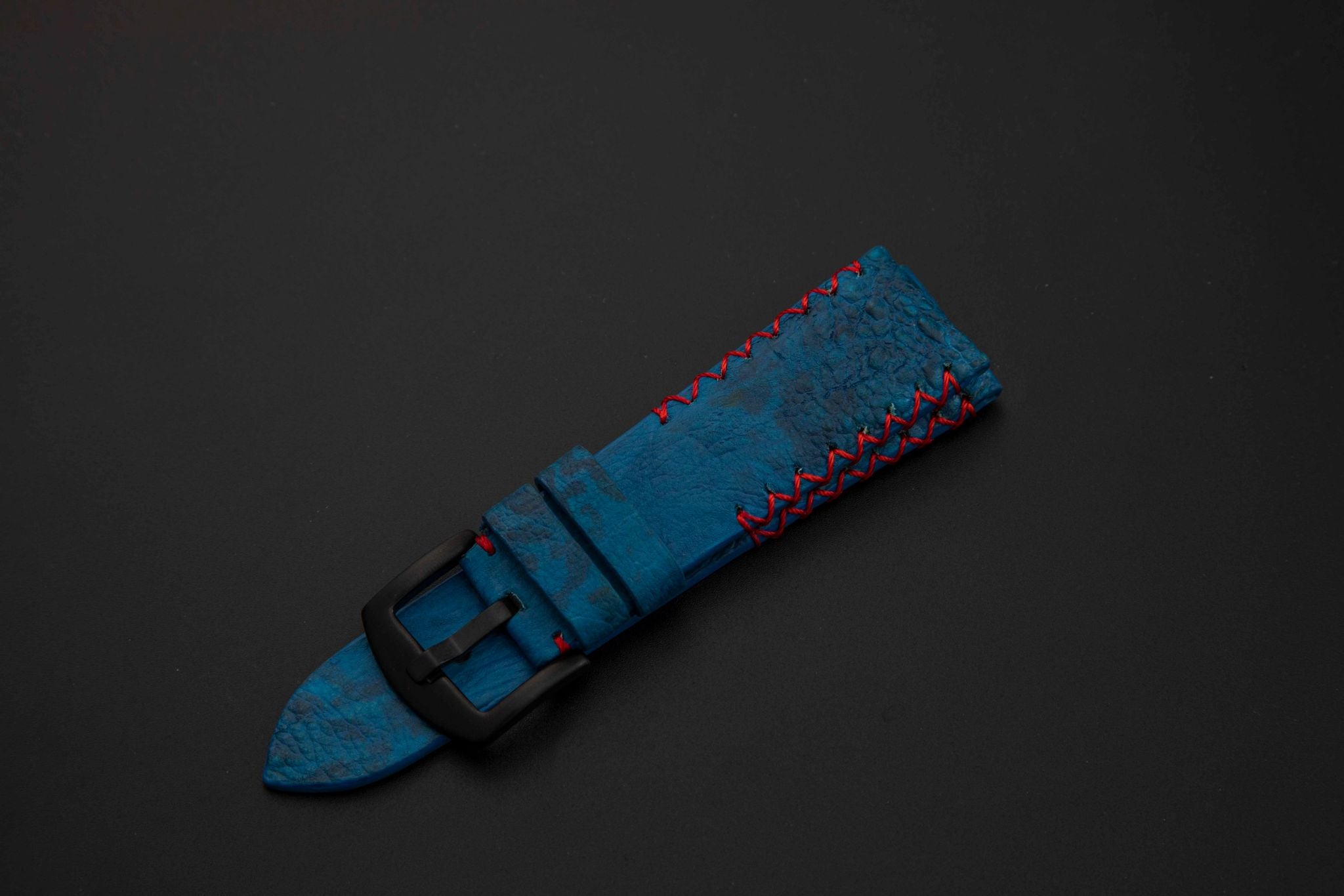 BLUE TOAD LEATHER STRAP
