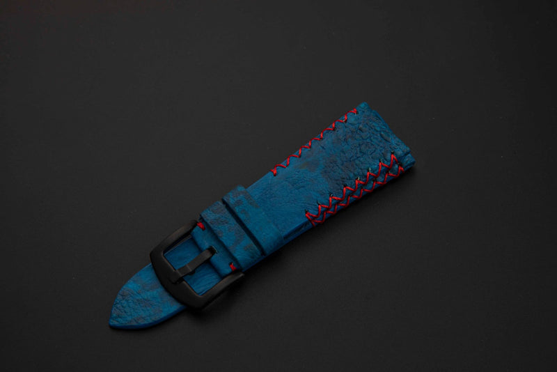 BLUE TOAD LEATHER STRAP
