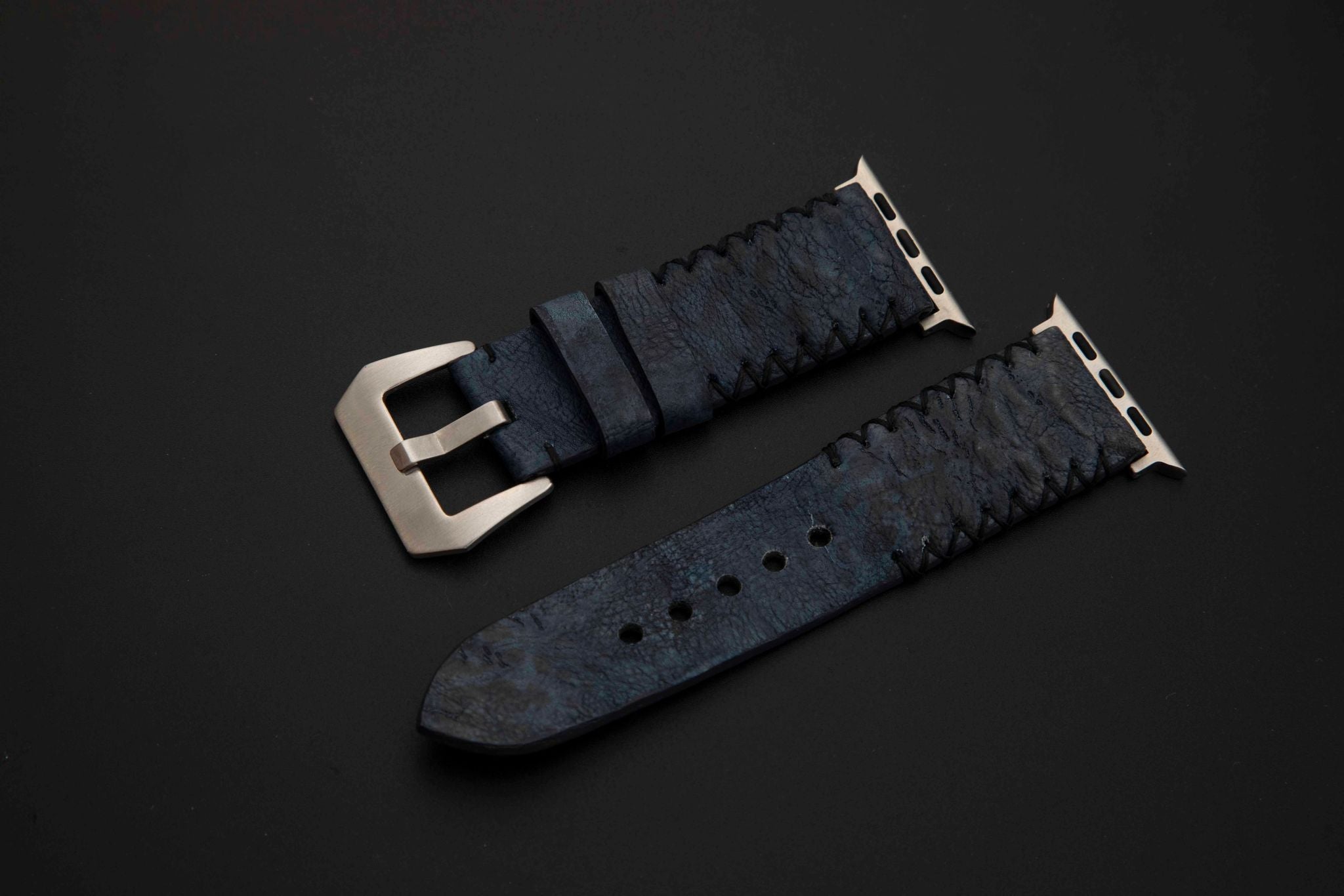 BLUE TOAD LEATHER STRAP