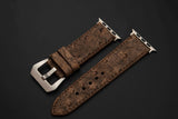 BROWN OSTRICH LEATHER STRAP