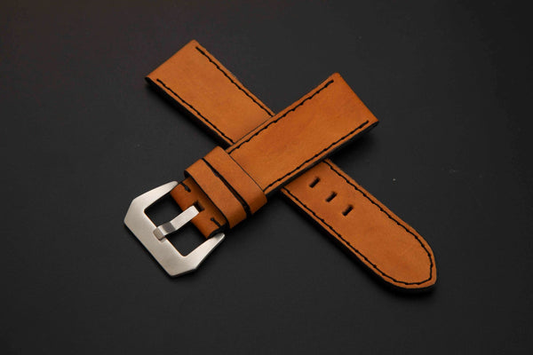 ORANGE CALF LEATHER STRAP
