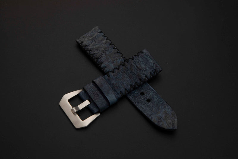BLUE TOAD LEATHER STRAP