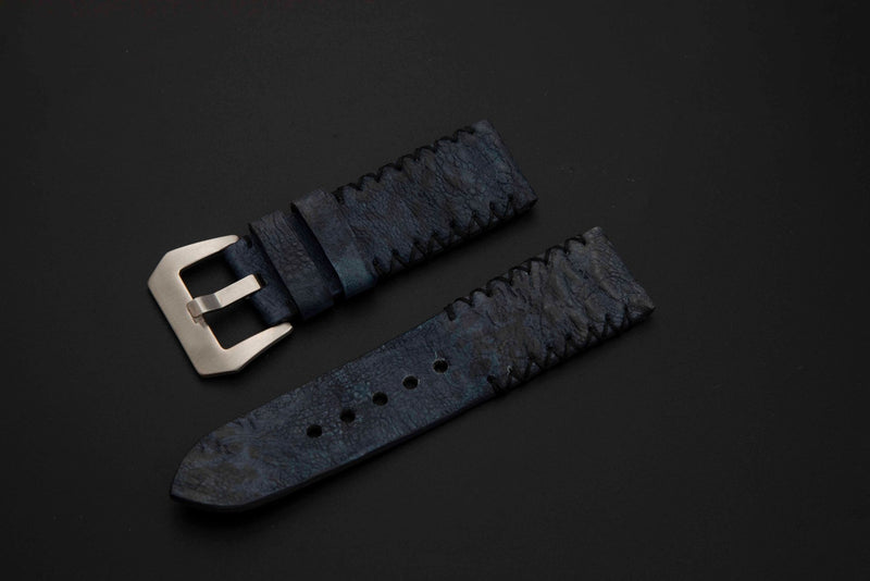 BLUE TOAD LEATHER STRAP