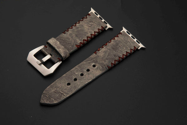 GREY TOAD LEATHER STRAP