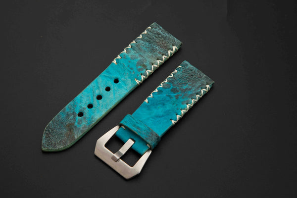 BLUE TOAD LEATHER STRAP
