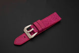 PINK OSTRICH LEATHER STRAP