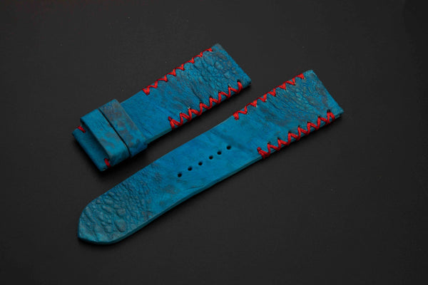 BLUE TOAD LEATHER STRAP