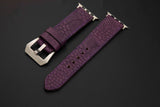 PURPLE OSTRICH LEATHER STRAP