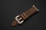 BROWN OSTRICH LEATHER STRAP