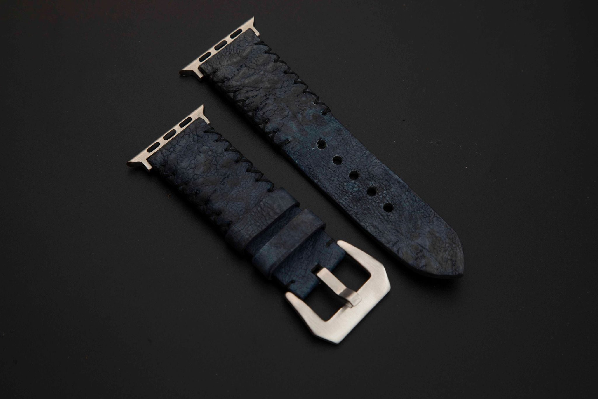 BLUE TOAD LEATHER STRAP