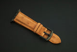ORANGE OSTRICH LEATHER STRAP