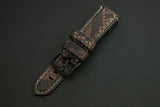BROWN PYTHON LEATHER STRAP