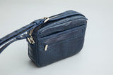 BLUE HANDMADE GENUINE CROCODILE BAG