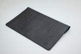 BLACK HANDMADE GENUINE CALF LAPTOP SLEEVE