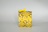 YELLOW PYTHON LEATHER WALLET