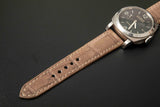 BEIGE CROCODILE BELLY LEATHER STRAP