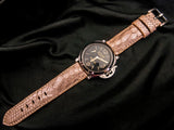 PINK PYTHON LEATHER STRAP - Lac Crado 