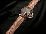 PINK PYTHON LEATHER STRAP - Lac Crado 