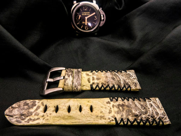 YELLOW TOAD LEATHER STRAP