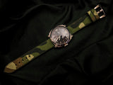 CAMO DENIM LEATHER STRAP - Lac Crado 