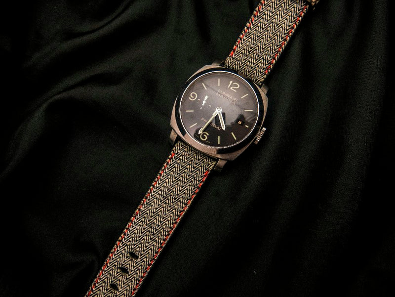 GREY DENIM LEATHER STRAP - Lac Crado 