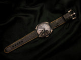 BLACK DENIM LEATHER STRAP - Lac Crado 