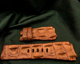BROWN CROCODILE HORNBACK LEATHER STRAP