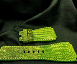 GREEN LIZARD LEATHER STRAP